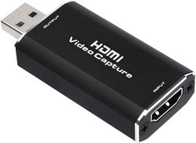 img 4 attached to 🎥 TCNEWCL Audio Video Capture Card Device | HD 1080P 30fps HDMI to USB 2.0 | Camcorder & Action Cam Live Broadcasting | Gaming, Streaming, Video Conference, Teaching