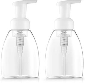 img 1 attached to Premium Bar5F Foaming Soap Dispenser Pump-Bottle for Dr. Bronner's Castile Liquid Soap - 250ml (8.5 oz) (Pack of 2): Easy-to-Use, Durable & Efficient