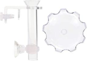img 2 attached to 🦐 JZMYXA Shrimp Feeding Tube and Dish for Shrimp Fish - Mini Size, Highly Transparent Acrylic Material - Optimal for SEO