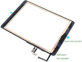 img 3 attached to 🛠️ T Phael Black Digitizer Repair Kit for iPad 5 A1474 A1475 A1476, iPad Air 1st Gen Touch Screen Replacement - Including Home Button, Camera Holder, Adhesive, and Tools Kit
