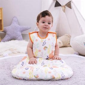 img 2 attached to Mosebears 2.5 TOG Cotton Sleep Sack Baby Wearable Blanket with 2-Way Zipper - Unisex
