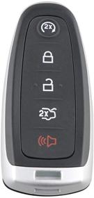 img 4 attached to 🔑 Convenient and Advanced: Keyless Entry Car Remote Start Smart Key Fob for Ford Lincoln M3N5WY8609