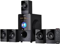 🔊 experience immersive surround sound with the befree sound bfs-440 5.1 channel bluetooth speaker system - black logo