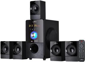 img 4 attached to 🔊 Experience Immersive Surround Sound with the beFree Sound BFS-440 5.1 Channel Bluetooth Speaker System - Black