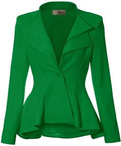 img 3 attached to 👩 JK43864 Women's Clothing: Stylish Women's Double Office Blazer for a Boosted Workwear Wardrobe