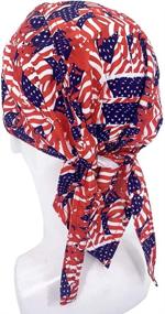 img 2 attached to Patriotic Headwraps American Motorcycle Sweathead Outdoor Recreation in Outdoor Clothing