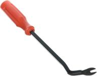 🔧 bastex upholstery panel clip remover: 8.9" pry tool for effortless car door clip removal - plastic release clips without breakage logo