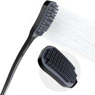 get a spa-like experience with 2-in-1 massaging shower head and handheld silicone scrub brush for complete body care logo