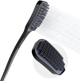 img 4 attached to Get a Spa-like Experience with 2-in-1 Massaging Shower Head and Handheld Silicone Scrub Brush for Complete Body Care