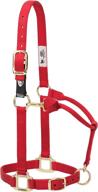 🐴 weaver leather xtended life adjustable breakaway nylon horse halter with closure system - premium quality equestrian gear логотип