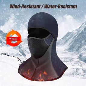 img 3 attached to ROTTO Balaclava Motorcycle Windproof Waterproof Outdoor Recreation for Hiking & Outdoor Recreation Clothing