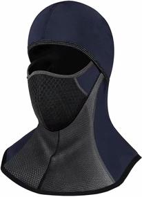 img 4 attached to ROTTO Balaclava Motorcycle Windproof Waterproof Outdoor Recreation for Hiking & Outdoor Recreation Clothing