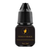 introducing venus visage extra strong eyelash glue - 5ml size, 1-2 sec dry time, 6-7 weeks bonding | latex free & extra black lash adhesive for professional lash extensions logo