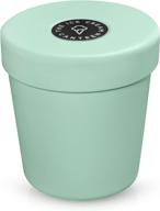 🍦 the mint green ice cream canteen: vacuum insulated double wall stainless steel thermos container for enjoying ice cream on-the-go in pint size logo