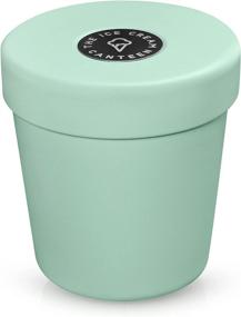 img 4 attached to 🍦 The Mint Green Ice Cream Canteen: Vacuum Insulated Double Wall Stainless Steel Thermos Container for Enjoying Ice Cream On-the-Go in Pint Size