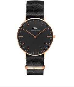 img 4 attached to ⌚️ Идеально вечные: женские часы Daniel Wellington Classic Black Cornwall - раскрывая непревзойденную элегантность