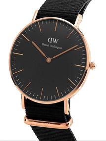 img 3 attached to ⌚️ Идеально вечные: женские часы Daniel Wellington Classic Black Cornwall - раскрывая непревзойденную элегантность