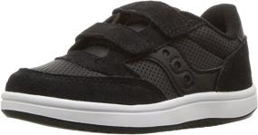 img 4 attached to Saucony Court Sneaker Black Toddler