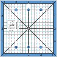 📏 точные измерения сделаны легкими: линейка квадратная june tailor jt-726 4 1/2 логотип