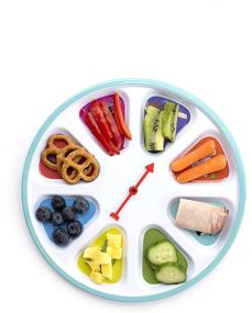 img 4 attached to SpinMeal Plate - Healthy Nutrition Plate for Selective Eaters - Spin the Arrow - Reviving the Joy of Meals