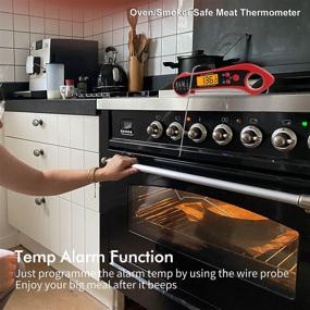 img 3 attached to Digital Thermometer Waterproof Backlight Temperature Kitchen & Dining