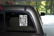 🚔 show your support for police: heart-shaped police lives matter decal for cars and trucks logo