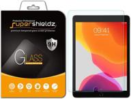 📱 защитная пленка из закаленного стекла supershieldz для ipad 10.2 дюйма (9-го/8-го/7-го поколения), ipad air 3 и ipad pro 10.5 дюйма - антицарапин, без пузырей логотип