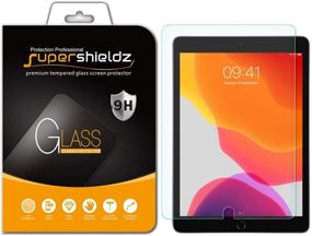 img 4 attached to 📱 Supershieldz Tempered Glass Screen Protector for iPad 10.2 inch (9th/8th/7th Gen), iPad Air 3, and iPad Pro 10.5 inch - Anti Scratch, Bubble Free