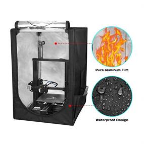 img 3 attached to 🌬️ Ultimate Protection: Fireproof, Dustproof, and Temperature-resistant Additive Manufacturing Enclosures for 3D Printer Parts & Accessories