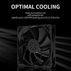 img 3 attached to uphere NK12BK3-5 120mm Case Fan 5-Pack - High-Performance Cooling Fans for PC Cases