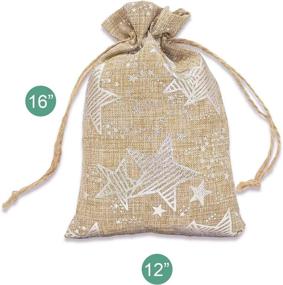 img 3 attached to 🎁 Burlap Drawstring Gifts Samples by TheDisplayGuys