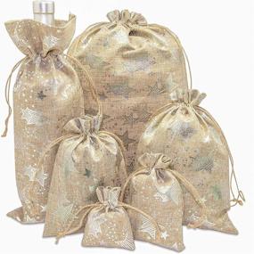 img 2 attached to 🎁 Burlap Drawstring Gifts Samples by TheDisplayGuys