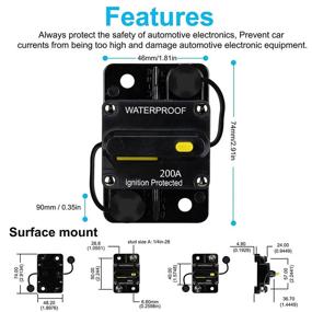 img 2 attached to Waterproof 30A 300A Trolling Overload Protection