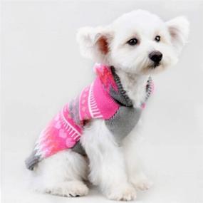 img 3 attached to 🐶 Dog Sweater with Snowflake Pattern - NACOCO Hooded Sweater for Cats - Perfect for Halloween, Christmas & Holiday Parties