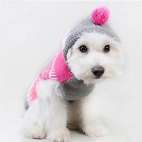 img 2 attached to 🐶 Dog Sweater with Snowflake Pattern - NACOCO Hooded Sweater for Cats - Perfect for Halloween, Christmas & Holiday Parties