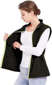 img 2 attached to 🧥 SPRING SEASON Women's Polar Fleece Zip Vest – Lightweight, Sleeveless, Warm Outerwear with Classic Fit and Pockets for Fall & Winter