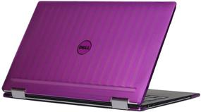 img 4 attached to 🔮 iPearl mCover Жесткий чехол для 13.3" Dell XPS 13 9365 2-в-1 модели - Пурпурный: идеально подходит для ноутбука-трансформера 2-в-1 9365 (не совместим с моделями XPS 13 без функции 2-в-1)