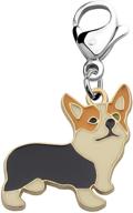 feelmem corgi dog zipper charm pendant - cute animal jewelry gift for corgi lovers and pet moms logo