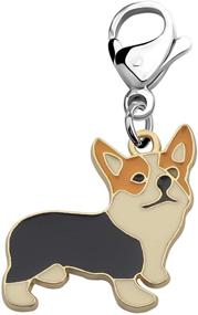 img 4 attached to FEELMEM Corgi Dog Zipper Charm Pendant - Cute Animal Jewelry Gift for Corgi Lovers and Pet Moms