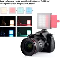 🎥 yelangu camera lighting: rechargeable led video light with color filters - enhance your camera, smartphone and gopro footage with portable cri95+ dimmable touch lights logo