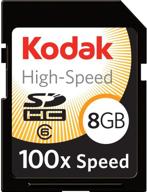 kodak high-speed 8gb sdhc card logo