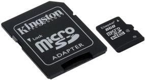 img 2 attached to 💾 Карта памяти Kingston MicroSDHC Class 4 на 8 ГБ с адаптером SD - SDC4/8GB