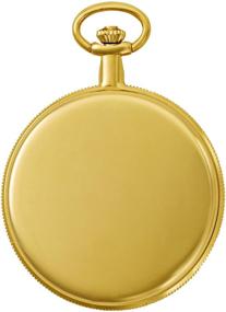 img 3 attached to Timeless Elegance: Charles Hubert Paris Gold Plated Mechanical Pocket Men's Watches for Pocket Watches
