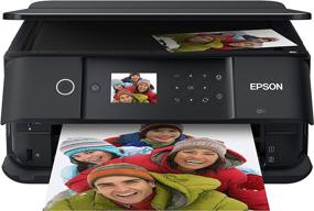img 4 attached to 🖨️ Black Epson Expression Premium XP-6100 Wireless Photo Printer + Scanner & Copier – Medium