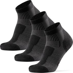 img 4 attached to 🧦 Black Low-Cut Hiking Socks, Size 6.5-8.5