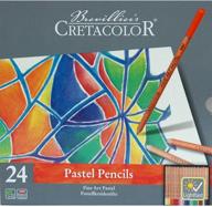 🖍️ набор цветных карандашей cretacolor fine art pastel из 24 цветов для универсального использования. логотип