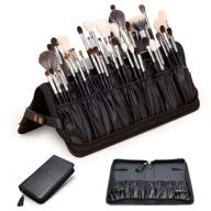 rownyeon makeup brush bag organizer: portable travel case for brushes, perfect gift, no brushes included logo