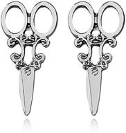 ✂️ fashion shear earrings for women & girls - minimalist hairdresser scissor style logo