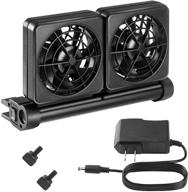 🐠 seven master aquarium chillers: advanced fish tank cooling fan system with adjustable clip on chiller, 2/3/4 heads, 2 gears control, wind power and angle adjustable логотип