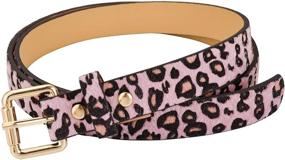 img 2 attached to 🐆 Ayliss Leopard Leather Women's Belts - Enhancing Your Accessory Collection with Stylish Belts